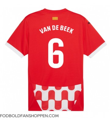 Girona Donny van de Beek #6 Hjemmebanetrøje 2024-25 Kortærmet